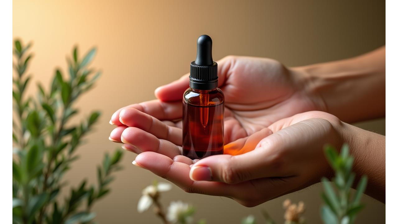 Diverse hands holding natural skincare products, symbolizing connection and care